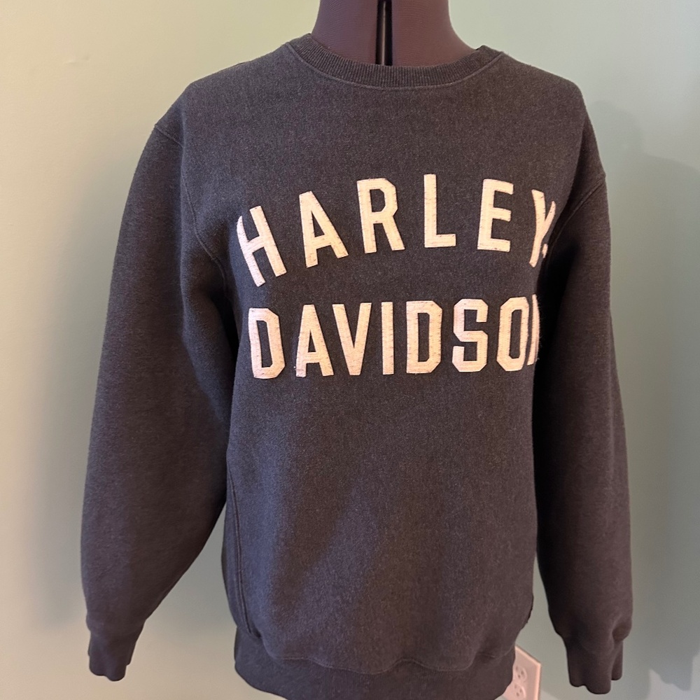 Harley Davidson Museum Sweatshirt Gray Large